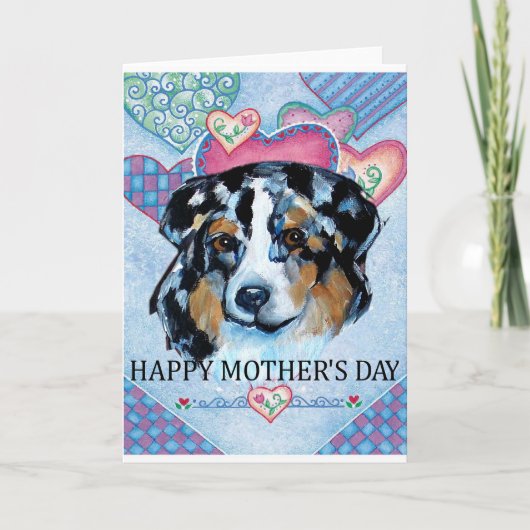 MOEDERDAG AUSTRALIAN SHEPHERD KAART (Voorkant)