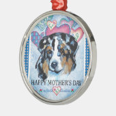 MOEDERDAG AUSTRALIAN SHEPHERD METALEN ORNAMENT (Links)