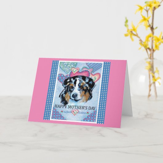 MOEDERDAG AUSTRALISCHE HERDER KAART (Gele Bloem)