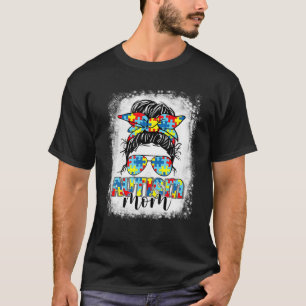 moederdag Autisme Awareness Autisme Mam Life Mess T-shirt