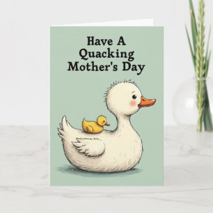 Moederdag Avian kaart met zachte uitstraling