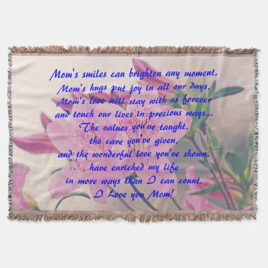 Moederdag Azaleas Deken (Voorkant)