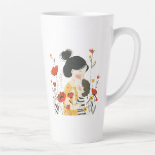 Moederdag Aziatisch Japans Thema Zoon Cadeau Voor Latte Mok