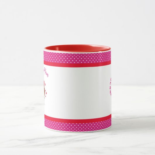 moederdag Badass Dog Basset Hound Mok (Midden)