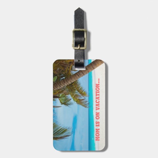 Moederdag Bagagelabel (Voorkant verticaal)