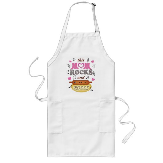 Moederdag Baking & Rocking Mom Schort (Voorkant)