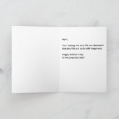 Moederdag bakken Quote Bakker Moeder Chef Kaart (Binnen)