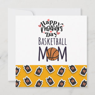 Moederdag basketbal voor mama   kaart