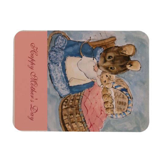 Moederdag Beatrix Potter Magneet (Horizontaal)