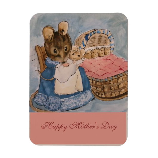 Moederdag Beatrix Potter Magneet (Verticaal)
