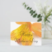 Moederdag begroeten briefkaart (Staand voorkant)