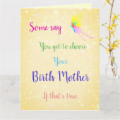 Moederdag begroeten kaart (Gele Bloem)