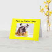 MOEDERDAG BELOFTE VAN KIND KAART (Gele Bloem)