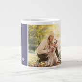 Moederdag Best Dog Mam Ever Foto Grote Koffiekop (Voorkant)