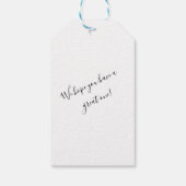 Moederdag Best Mam ooit Persoonlijke Floral Clas Cadeaulabel (Achterkant)