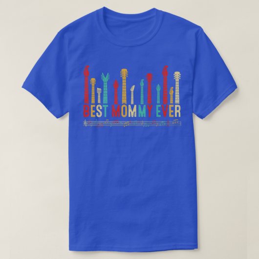 Moederdag Best mammie Ever Guitar Lover Guitarist T-shirt (Design voorkant)