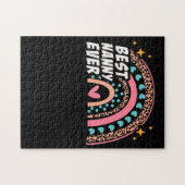 Moederdag Best Nanny Ever Unicorn Moeder Rainbow Legpuzzel (Horizontaal)