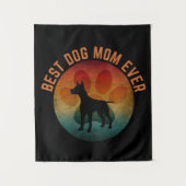 moederdag beste hond ooit wandkleed (Voorkant)