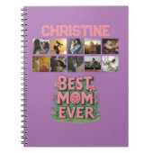 Moederdag Beste Mam Ooit Foto Collage Keepsake Notitieboek (Voorkant)