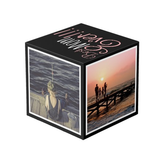 Moederdag Beste Mam ooit Foto Kubus (Achter hoekig)