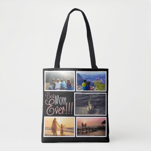 Moederdag Beste Mam ooit Foto Tote Bag (Voorkant)