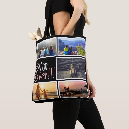 Moederdag Beste Mam ooit Foto Tote Bag (Dichtbij)
