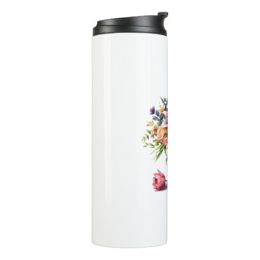 Moederdag Beste Mam Ooit In Waterverf Thermosbeker (Gedraaid links)