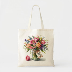 Moederdag Beste Mam Ooit In Waterverf Tote Bag