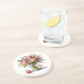 Moederdag Beste Mam Ooit In Waterverf Zandsteen Onderzetter (Zijkant)