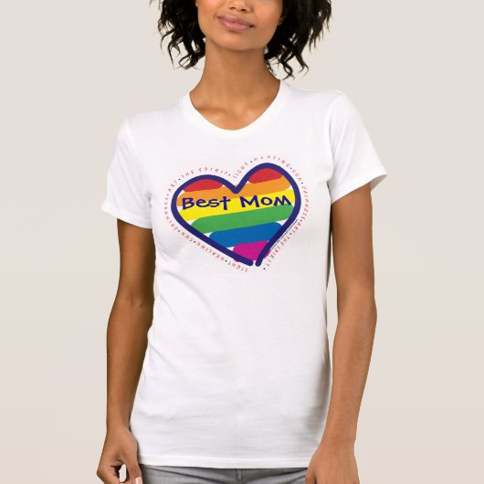 Moederdag Beste mam T-shirt (Voorkant)