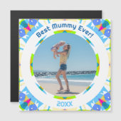 Moederdag Beste mama-kind-meisje Fotocadeau (Voorkant / Achterkant)