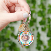 Moederdag Beste mama-kind-meisje Fotocadeau Sleutelhanger (Hand)