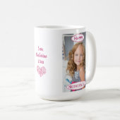 Moederdag Beste mama Kinder Fotonaam Jaar Koffiemok (Voorkant rechts)