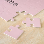 Moederdag Beste mama Letter Pink Typografie Legpuzzel (Zijkant)