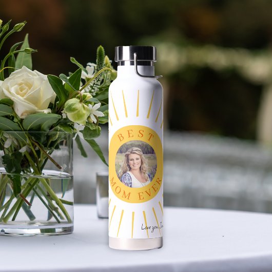 Moederdag beste mama ooit aangepaste foto hou van  waterfles