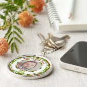 Moederdag Beste mama ooit Baby Kinder foto cadeau Sleutelhanger (Zijkant)