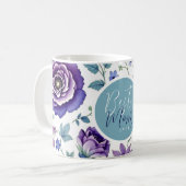 Moederdag Beste mama ooit Floral Koffiemok (Voorkant links)