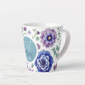 Moederdag Beste mama ooit Floral Latte Mok (Rechterhoek)