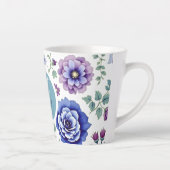 Moederdag Beste mama ooit Floral Latte Mok (Rechts)