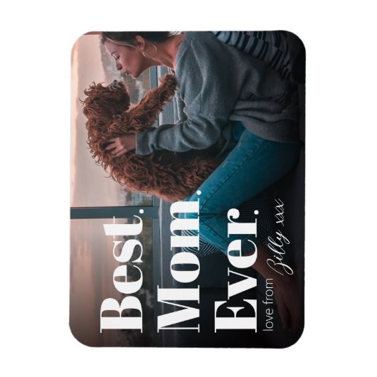 Moederdag Beste mama ooit Magneet (Verticaal)