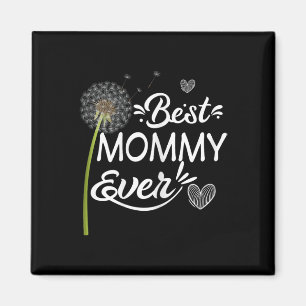 Moederdag Beste Mama Ooit Paardenbloem T-shirt Van Magneet