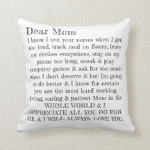 Moederdag Beste mama Typografie Letter Pillow
