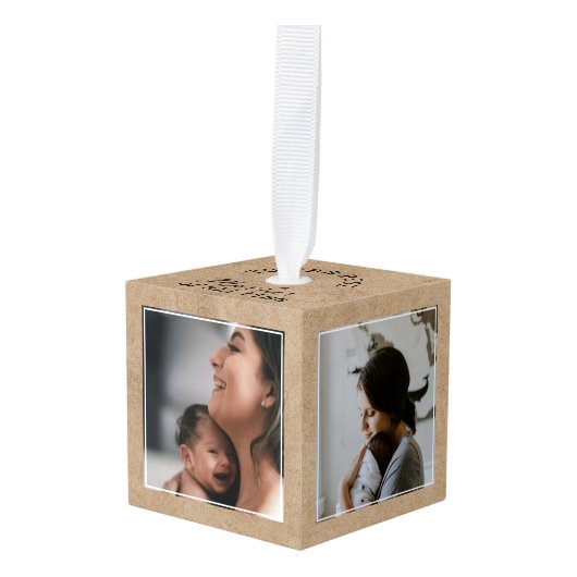 Moederdag Beste Moeder Fotoherinneringen Decoratie (Voorkant hoekig)