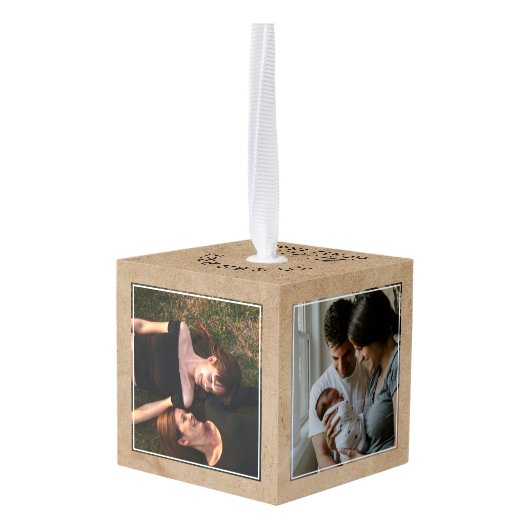 Moederdag Beste Moeder Fotoherinneringen Decoratie (Achter hoekig)