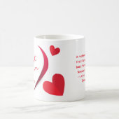 Moederdag Beste Moeder Modern Hearts Script Mok (Center)