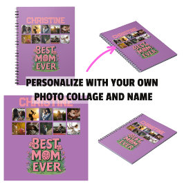 Moederdag Beste Moeder Ooit Foto Collage Aandenken Notitieboek