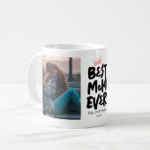 Moederdag Beste Moeder Ooit Foto Koffiemok (Voorkant links)