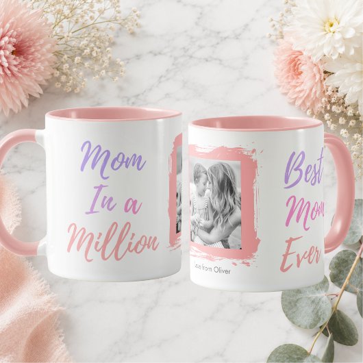 Moederdag Beste Moeder Ooit Foto Roze Persoonlijk Mok
