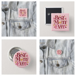 Moederdag Beste Moeder Ooit Ronde Button 3,2 Cm