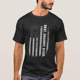 Moederdag Beste oma ooit Amerikaanse vlag voor WO T-shirt